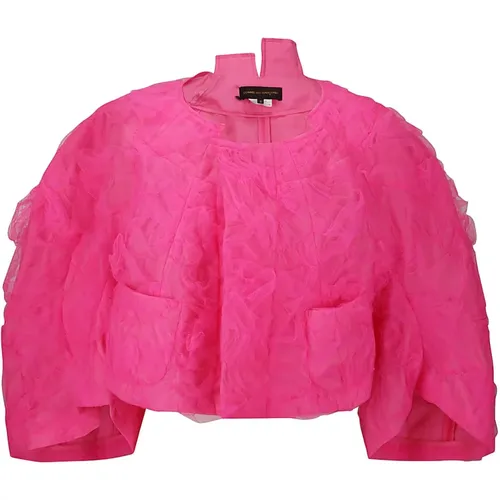 Feminine Puff Sleeve Tulle Jacket , female, Sizes: S - Comme des Garçons - Modalova