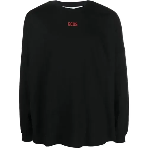Eco basic logo sweatshirt , male, Sizes: M, L, XL - Gcds - Modalova