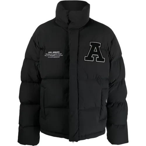 Schwarze Jacken Mäntel für Herren , Herren, Größe: L - Axel Arigato - Modalova
