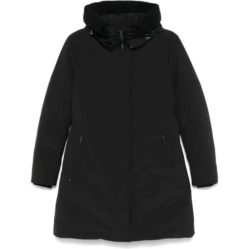 Padded Duck Down Coat , female, Sizes: S, M - Woolrich - Modalova