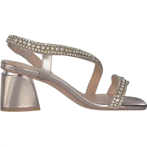 Snake Heel Sandal , female, Sizes: 3 UK, 5 UK, 8 UK, 6 UK, 7 UK, 4 UK, 9 UK - Alma en Pena - Modalova