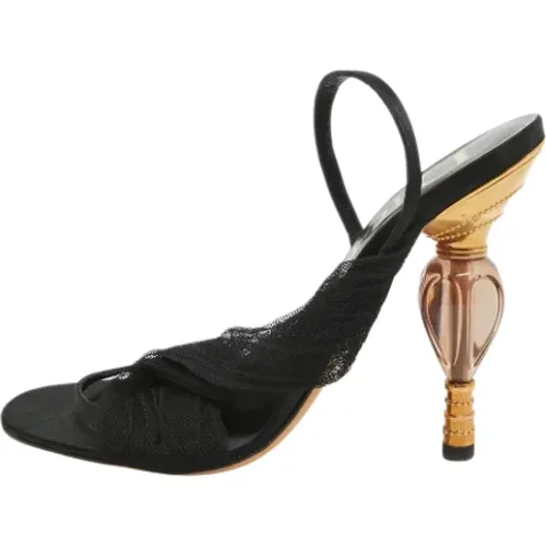 Pre-owned Gittergewebe sandals - Dior Vintage - Modalova