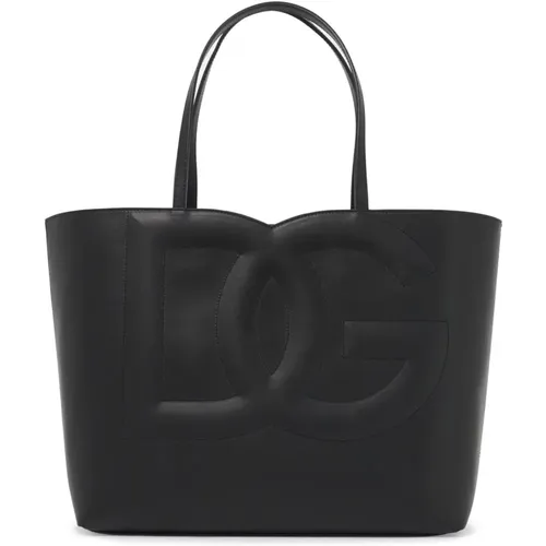 Quilted DG Logo Tote Bag - Dolce & Gabbana - Modalova