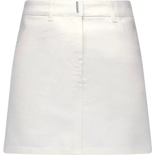 Stylish A-Line Denim Mini Skirt , female, Sizes: S, 2XS - Givenchy - Modalova