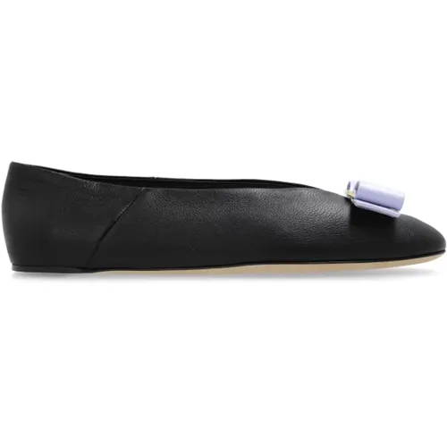 Ballet Flats 'Vanna' , Damen, Größe: 36 1/2 EU - Salvatore Ferragamo - Modalova