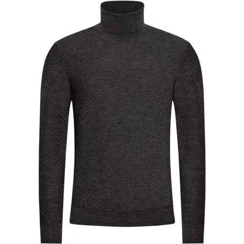 Mens Merinos Wool Dolcevita Sweater , male, Sizes: XL - Trussardi - Modalova