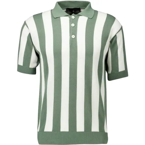 Striped Polo Shirt , male, Sizes: XL, 3XL, 2XL - Filippo De Laurentiis - Modalova