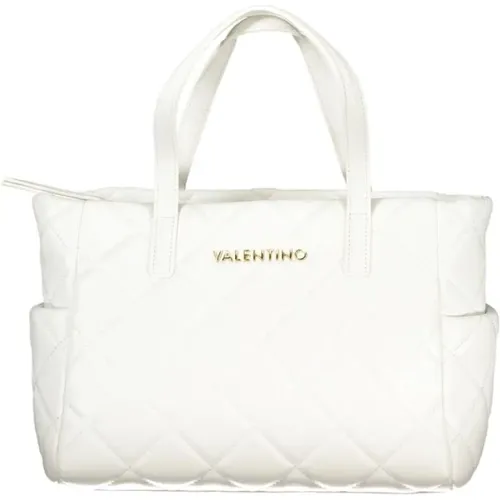 Weiße Polyethylen-Handtasche | Stilvolles Modell - Valentino by Mario Valentino - Modalova