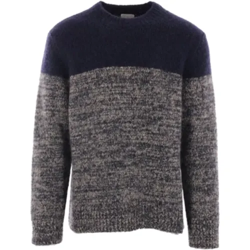 Blauer Alpakawollpullover - Dries Van Noten - Modalova