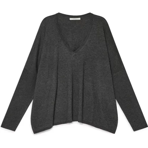 Weicher Touch Pullover , Damen, Größe: L/Xl - MALIPARMI - Modalova