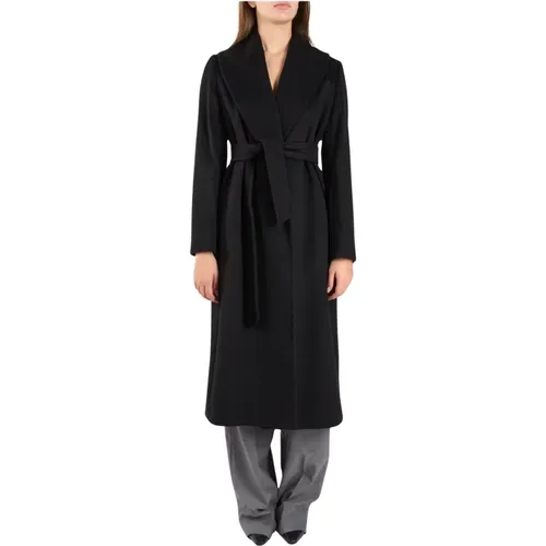 Wool Wrap Coat Loriana Model , female, Sizes: L, M, S - Max Mara Studio - Modalova