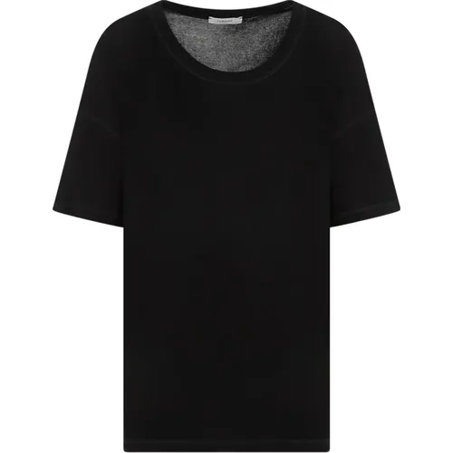 Ribbed Cotton T-shirt , female, Sizes: XS, S - Lemaire - Modalova