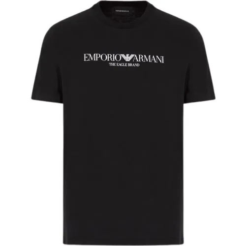 T-Shirts , male, Sizes: 3XL, L, S, M, 2XL, XL - Emporio Armani - Modalova