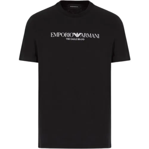 T-Shirts , male, Sizes: 3XL, L, S, XL - Emporio Armani - Modalova