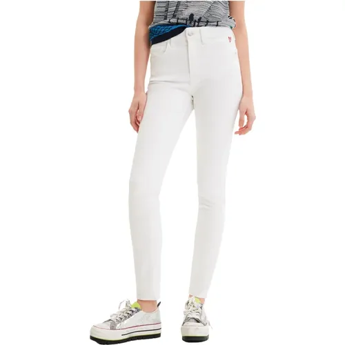Skinny jeans , female, Sizes: 2XS, XL - Desigual - Modalova