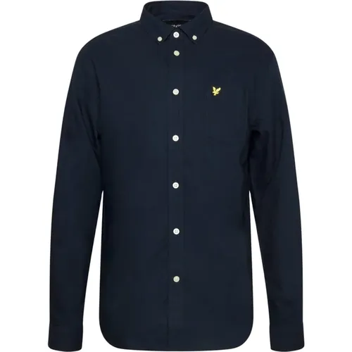 Klassisches Oxford Baumwollhemd , Herren, Größe: XL - Lyle & Scott - Modalova