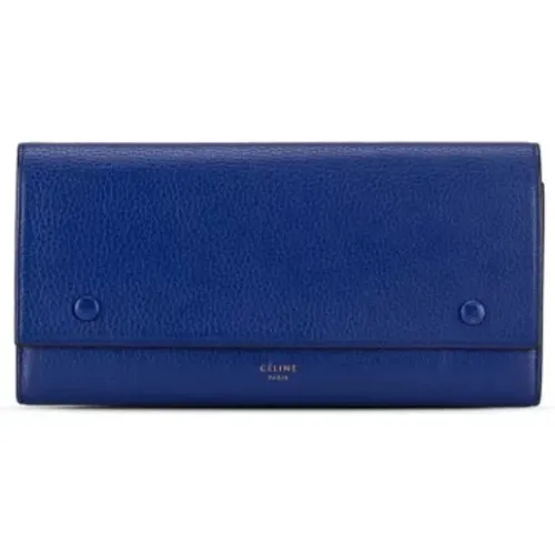 Pre-owned Leather wallets , female, Sizes: ONE SIZE - Celine Vintage - Modalova