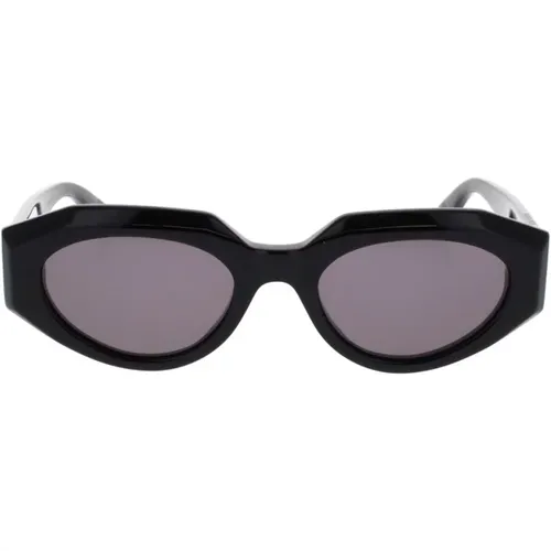 Cat-Eye Sunglasses Grey , female, Sizes: 52 MM - Bottega Veneta - Modalova