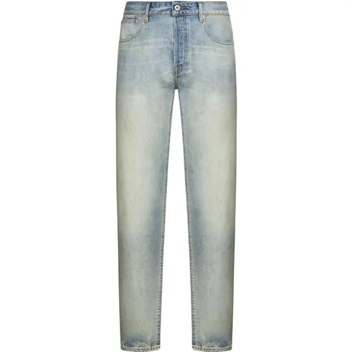 Hellblaue Slim Fit Denim Jeans , Herren, Größe: W34 - Kenzo - Modalova
