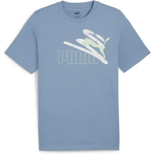 Herren Logo T-Shirt , Herren, Größe: XL - Puma - Modalova