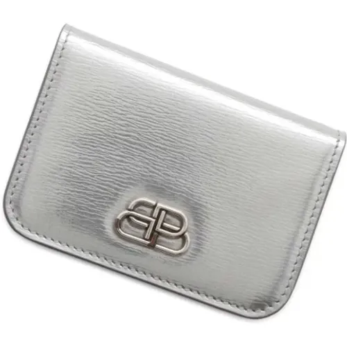 Pre-owned Leather wallets , female, Sizes: ONE SIZE - Balenciaga Vintage - Modalova