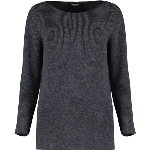 Lurex Wollmischpullover , Damen, Größe: L - Fabiana Filippi - Modalova