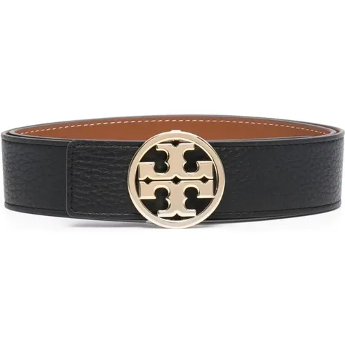 Sophisticated Leather Reversible Belt , female, Sizes: L - TORY BURCH - Modalova