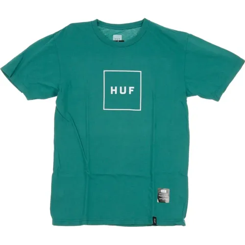 Essentials Box Logo T-Shirt HUF - HUF - Modalova