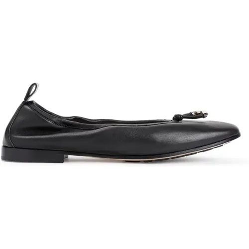 Leather Ballerinas Shoes Elegant Style , female, Sizes: 5 UK, 3 UK, 5 1/2 UK, 7 UK, 6 UK - Giorgio Armani - Modalova