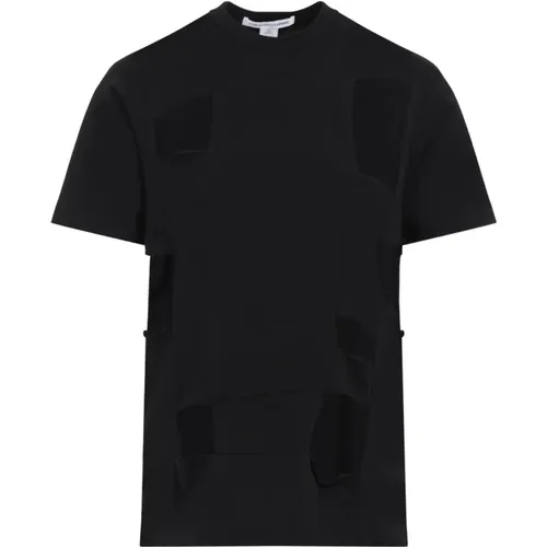 Schwarzes T-Shirt für Männer Aw24 , Herren, Größe: L - Comme des Garçons - Modalova