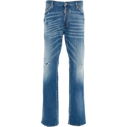 Blaue Ss24 Herren Jeans , Herren, Größe: M - Dsquared2 - Modalova