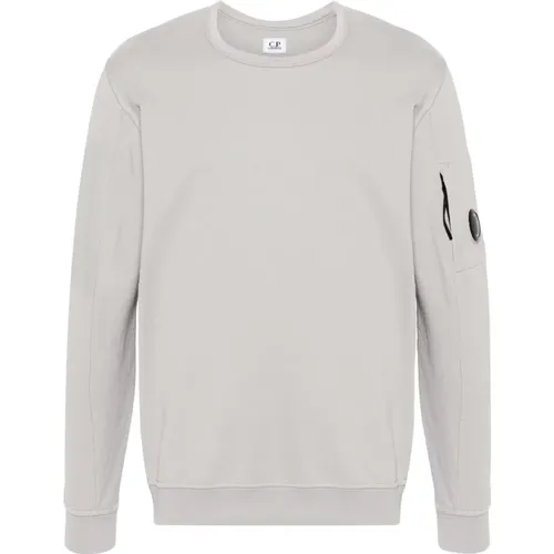 Light Grey Fleece Sweater , male, Sizes: XL, M, L, 2XL - C.P. Company - Modalova