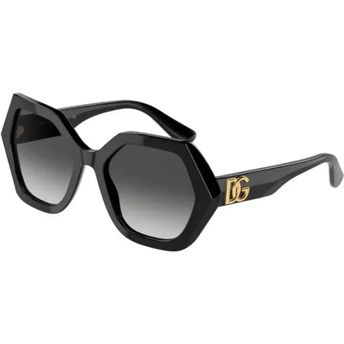 Dg4406 Sonnenbrille in Schwarz - Dolce & Gabbana - Modalova