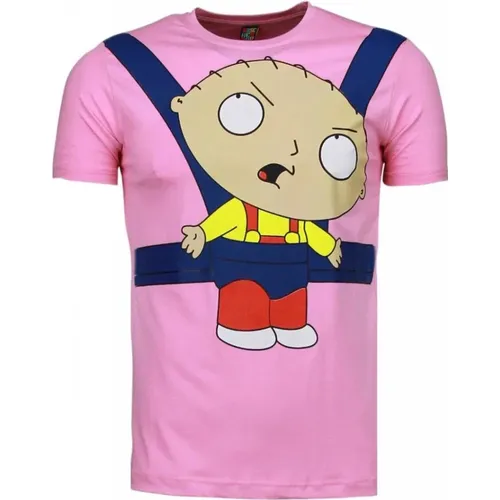 Baby Stewie - Herr T-Shirt - 1138R - Local Fanatic - Modalova
