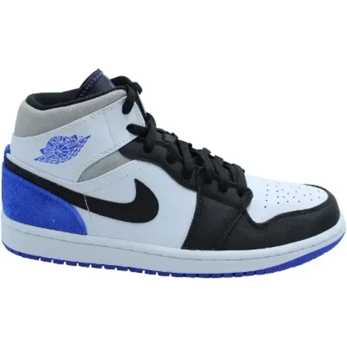 Air Jordan 1 Mid SE Union Royal Leder Sneakers - Nike - Modalova