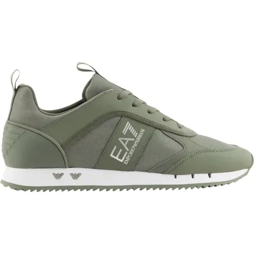 Stylische Herren Sneakers Hohe Qualität , Herren, Größe: 42 EU - Emporio Armani EA7 - Modalova