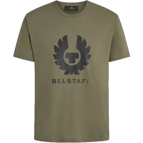 Phoenix T-Shirt in Olive , male, Sizes: 2XL - Belstaff - Modalova