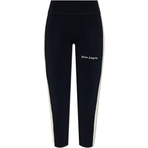 Logo Leggings , Damen, Größe: M - Palm Angels - Modalova