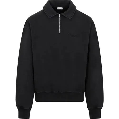 Cotton Sweatshirt Polo Collar , male, Sizes: M - Dior - Modalova