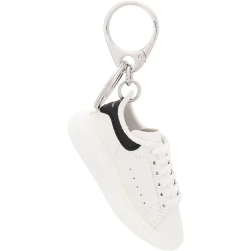 Leather Sneaker Keychains , male, Sizes: ONE SIZE - alexander mcqueen - Modalova