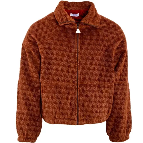 Embossed Corduroy Jacket , male, Sizes: 2XL - ERL - Modalova