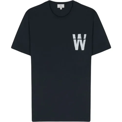 T-Shirts , Herren, Größe: M - Woolrich - Modalova