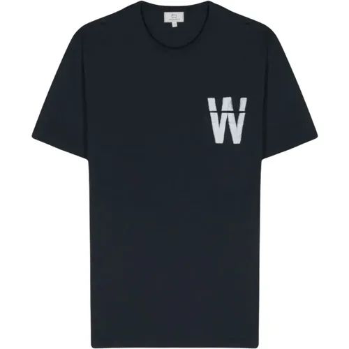 T-Shirts , male, Sizes: L, M, XL, S - Woolrich - Modalova