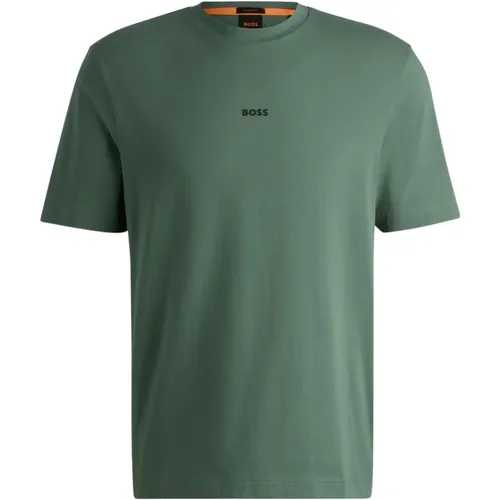 Herren Casual T-Shirt , Herren, Größe: S - Hugo Boss - Modalova