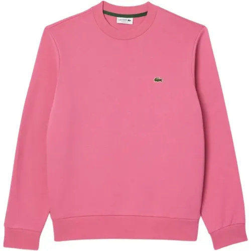 Gebürsteter Bio-Baumwoll-Sweatshirt , Herren, Größe: L - Lacoste - Modalova