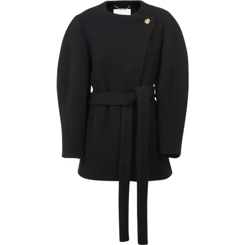 Short Wrap Coat , female, Sizes: M, S - Chloé - Modalova