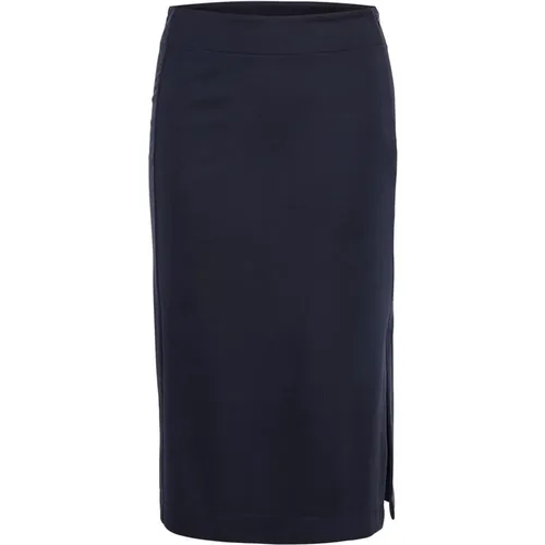Timeless Marine Midi Skirt , female, Sizes: 3XL - InWear - Modalova