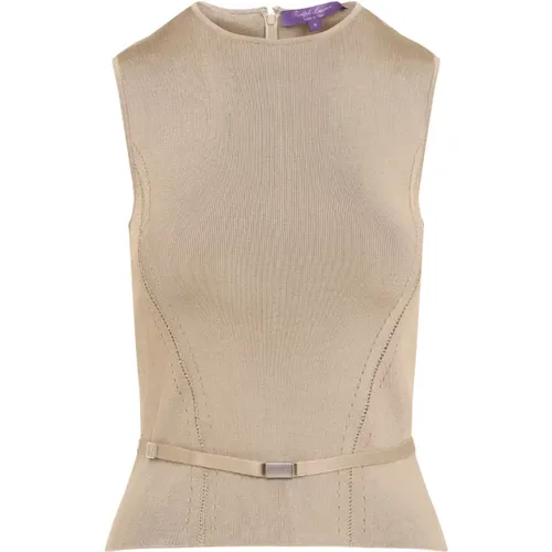 Women's Clothing Sweater Nude & Neutrals Ss25 , female, Sizes: S, M - Ralph Lauren - Modalova