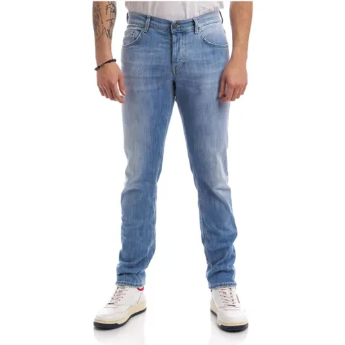 Stretch Denim Slim-fit Jeans , male, Sizes: W30, W35, W34 - Dondup - Modalova
