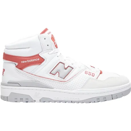 Hohe Leder Sneakers , Damen, Größe: 42 EU - New Balance - Modalova